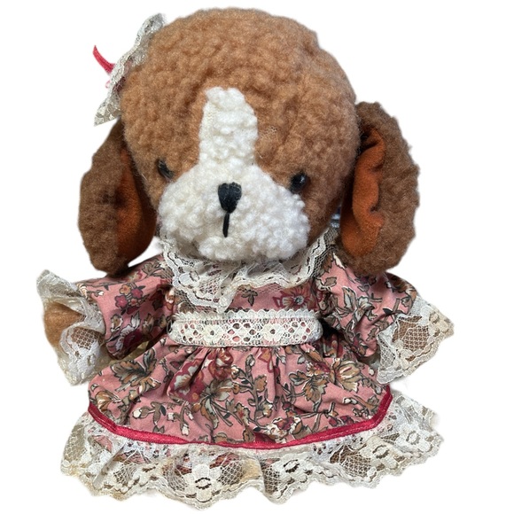 Vintage 1991 Anco Plush Puppy Dog Set - Picture 6 of 11